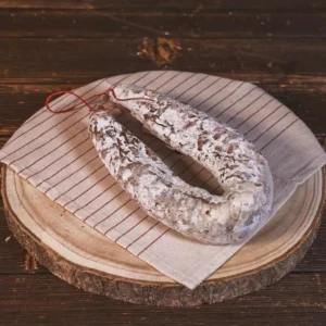 Chorizo artisanal de Haute-Loire fabriqué par les Salaisons de Montagnac charcuterie sèche traditionnelle