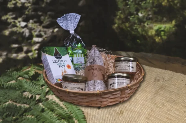 Le panier garni gourmet en cadeau de Noël