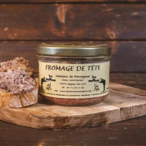 Terrine artisanale de fromage de tête préparée par les Salaisons de Montagnac selon un savoir-faire traditionnel
