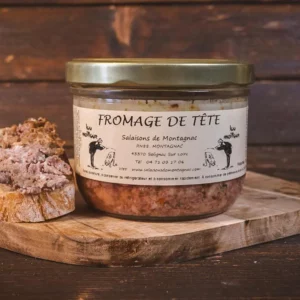 Terrine artisanale de fromage de tête préparée par les Salaisons de Montagnac selon un savoir-faire traditionnel