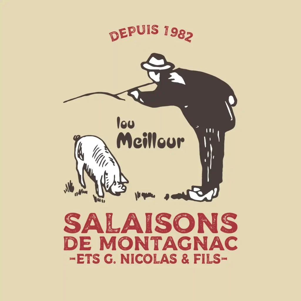 Le logo des Salaisons de Montagnac en Haute-Loire