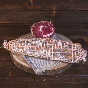 Échine de porc séchée artisanale élaborée par les Salaisons de Montagnac charcuterie traditionnelle